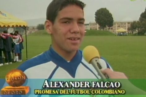 ¿Andrés Alexander Falcao García? Así llamaron al goleador colombiano en sus inicios
