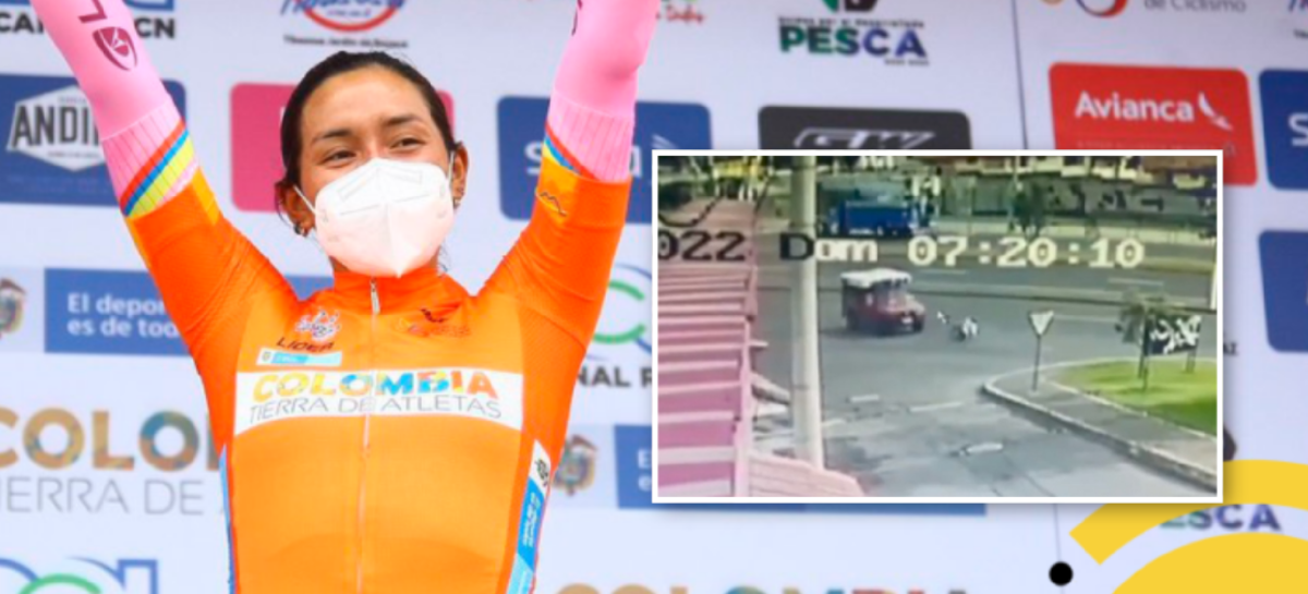 Campeona de la Vuelta a Colombia 2020 sufrió un accidente en Ecuador
