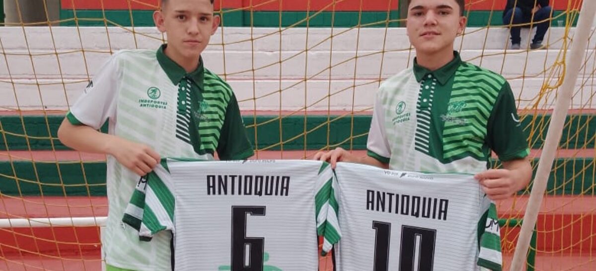 Dos jugadores de Marinilla representarán a Antioquia en el Nacional Sub-17 de Fútbol de Salón