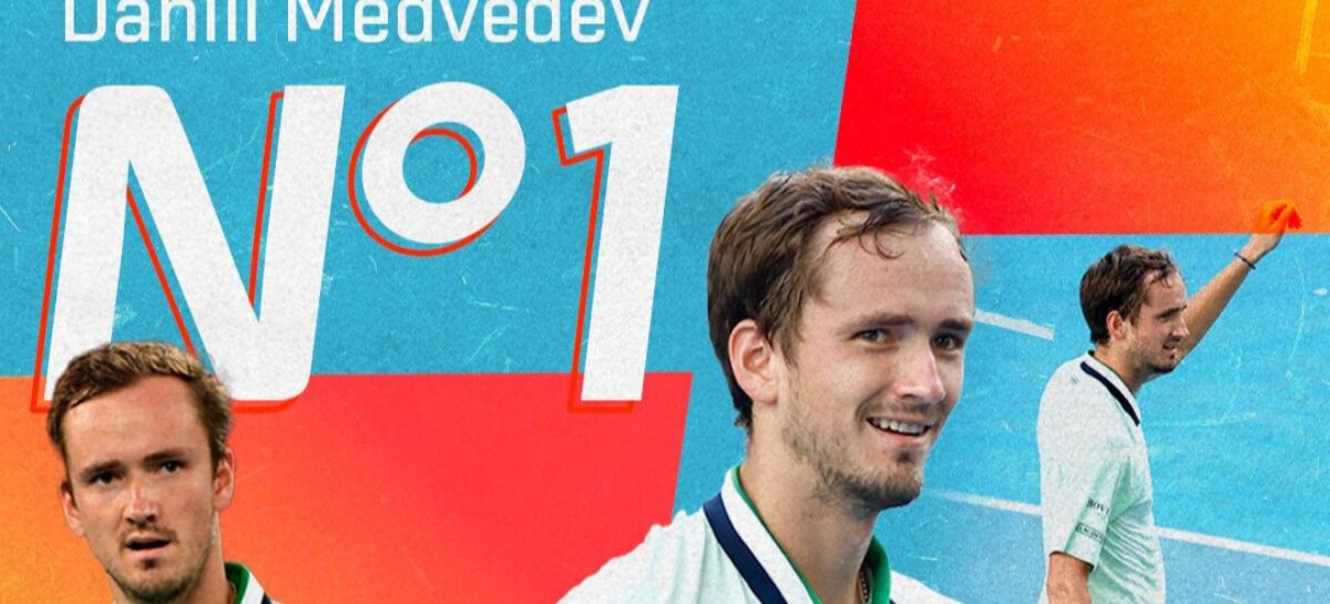 Histórico: Medvedev es el nuevo número 1 del tenis mundial