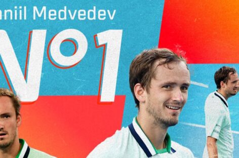 Histórico: Medvedev es el nuevo número 1 del tenis mundial