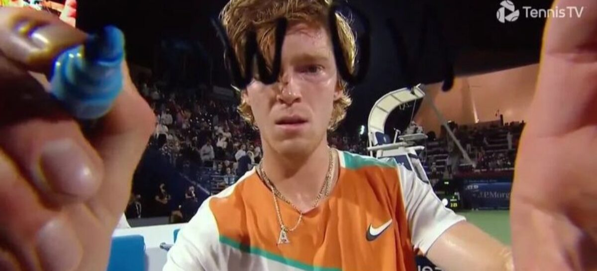 El mensaje del ruso Andrey Rublev tras clasificar a la final del ATP 500 de Dubai