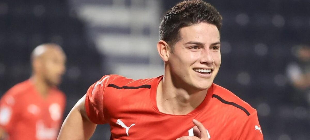 Con asistencia de James Rodríguez, Al Rayyan se salvó del descenso