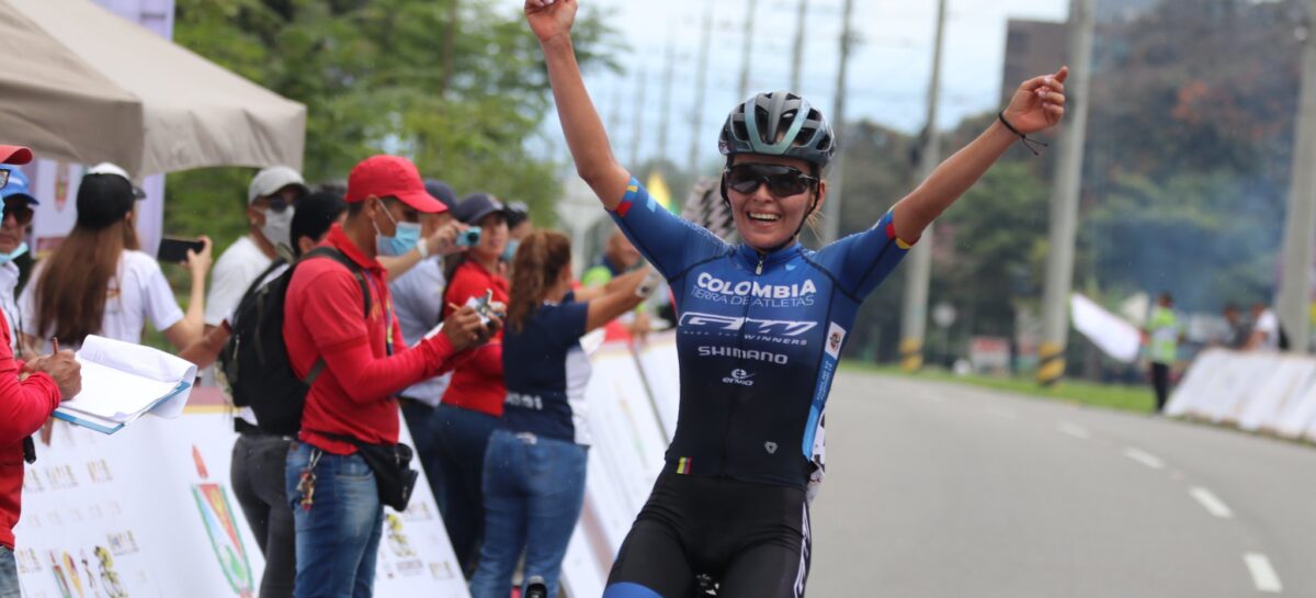 Estefanía Herrera, de Argelia, ganó la segunda etapa de la Vuelta al Tolima