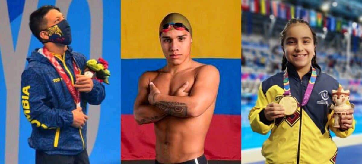 Primeras medallas para Colombia en la Serie Mundial de Para Natación en Italia
