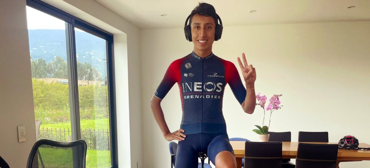 ¡Impresionante recuperación! Egan Bernal volvió a subirse a su bicicleta