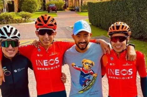 Impresionante recuperación: Primer embalaje de Egan Bernal en carretera