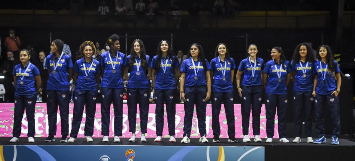 Colombia ganó la medalla de bronce en el Sudamericano Sub-18 de Baloncesto Femenino