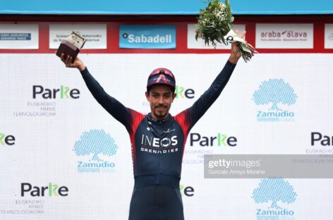 Daniel Felipe Martínez, campeón de la Vuelta al País Vasco