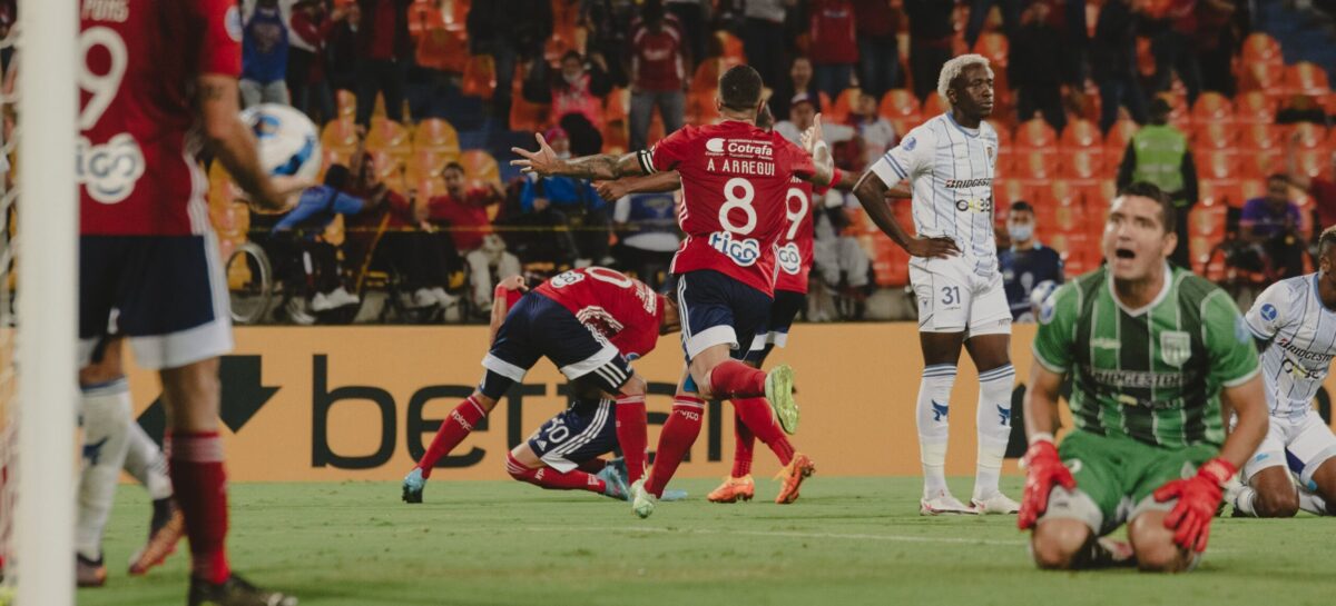 Independiente Medellín derrotó a 9 de Octubre de Ecuador por la Copa Sudamericana