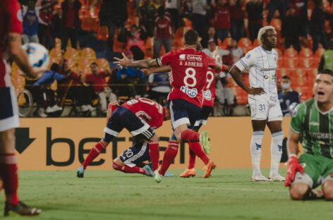 Independiente Medellín derrotó a 9 de Octubre de Ecuador por la Copa Sudamericana