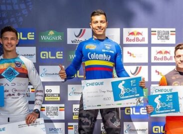 El antioqueño Diego Arboleda ganó medalla de oro en la Copa Europea de BMX en Bélgica