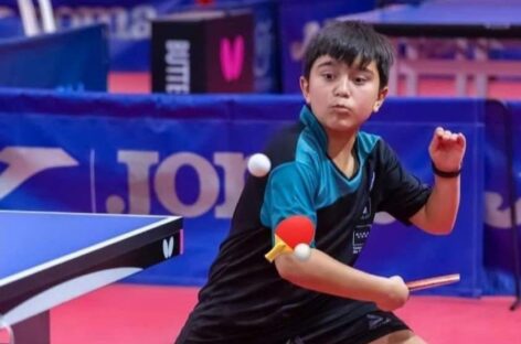 El rionegrero Emanuel Otálvaro consiguió un nuevo título de tenis de mesa en España