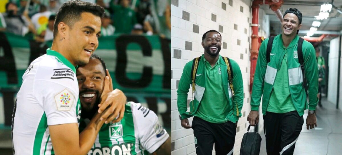 Dorlan Pabón y Giovanni Moreno, una amistad que ilusiona a los hinchas de Atlético Nacional