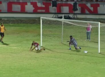Insólito: un hincha ingresó a la cancha para «enseñarle» al arquero cómo atajar