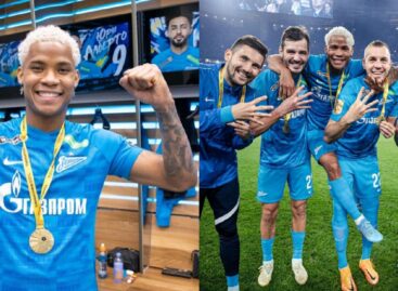 El colombiano Wilmar Barrios se consagró campeón de la Liga de Rusia con el Zenit