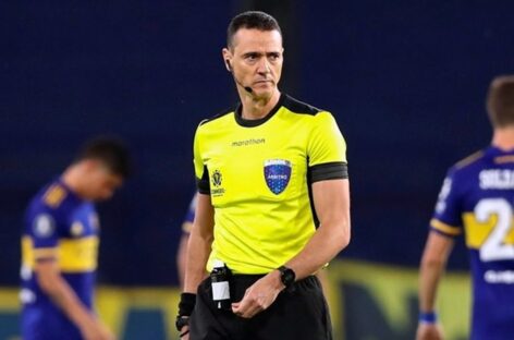 Wilmar Roldán se convertirá en el primer árbitro en dirigir 100 partidos en la Copa Libertadores