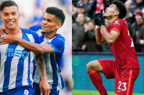Luis Díaz marcó gol con el Liverpool y se consagró campeón con Porto en Portugal