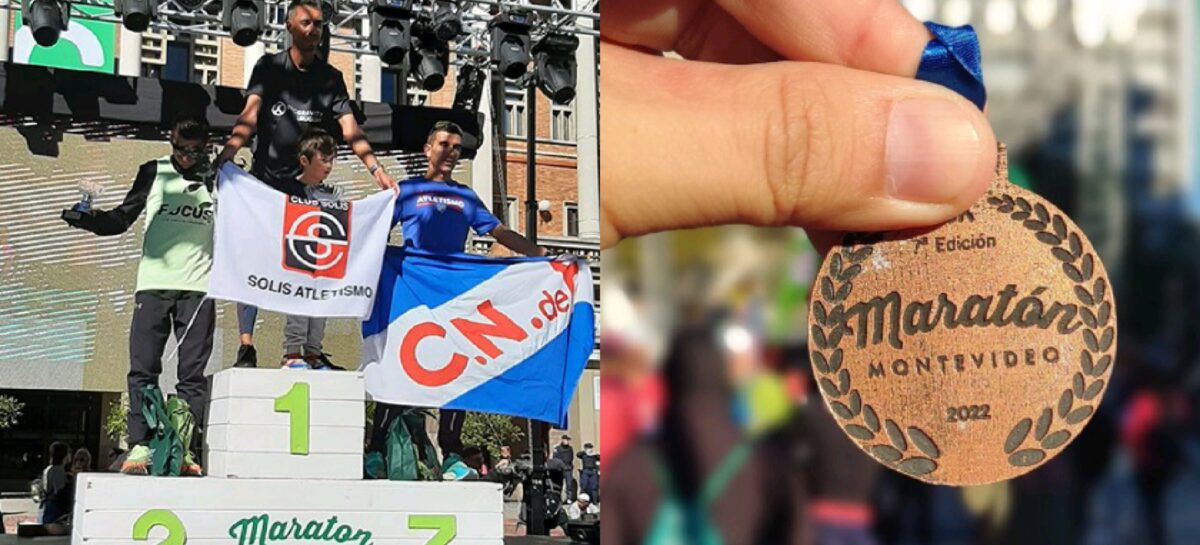 El cejeño David Cardona fue segundo en la Maratón de Montevideo