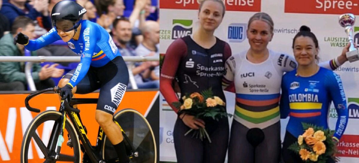 Medalla de bronce para Martha Bayona en la prueba de velocidad del Gran Premio de Alemania