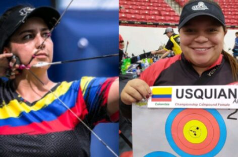 ¡Qué orgullo! Sara López y Alejandra Usquiano lideran el ranking mundial de tiro con arco compuesto
