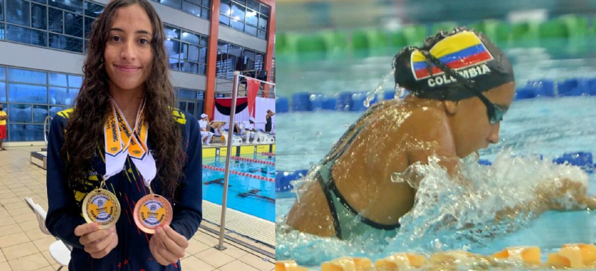 Tiffany Murillo brilló en el Age Group Swimming Championships en Trinidad y Tobago