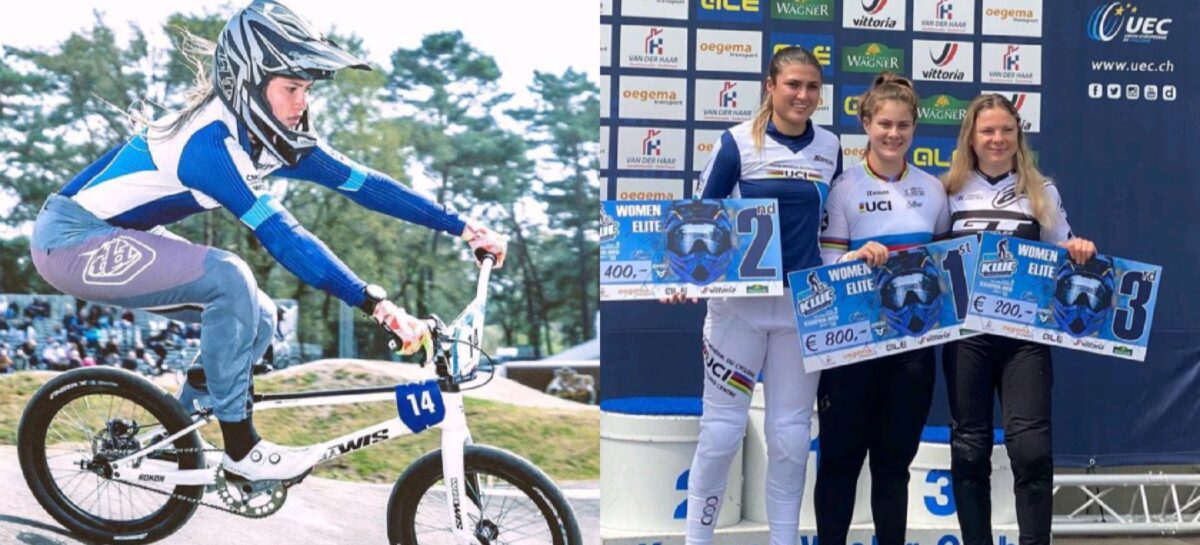 Gabriela Bolle, subcampeona de la Copa Europea de BMX en Países Bajos