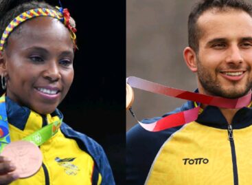 Ingrit Valencia y Carlos Ramírez serán los abanderados de Colombia en los Juegos Bolivarianos