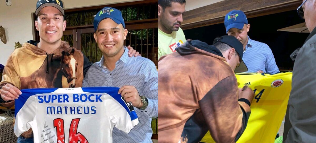 Matheus Uribe recibió el escudo como hijo adoptivo de Venecia