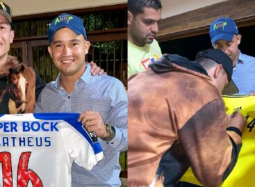 Matheus Uribe recibió el escudo como hijo adoptivo de Venecia