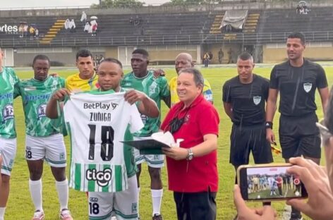 En Turbo, Camilo Zúñiga se despidió oficialmente del fútbol