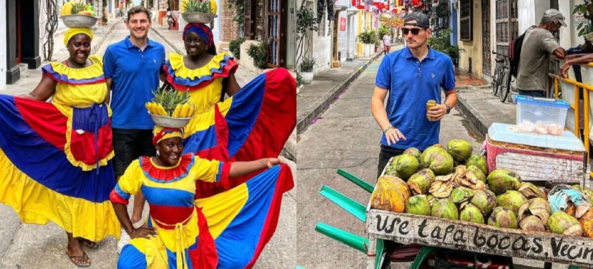 ¡Feliz en Colombia! Iker Casillas quedó deslumbrado con Cartagena y aseguró que volverá