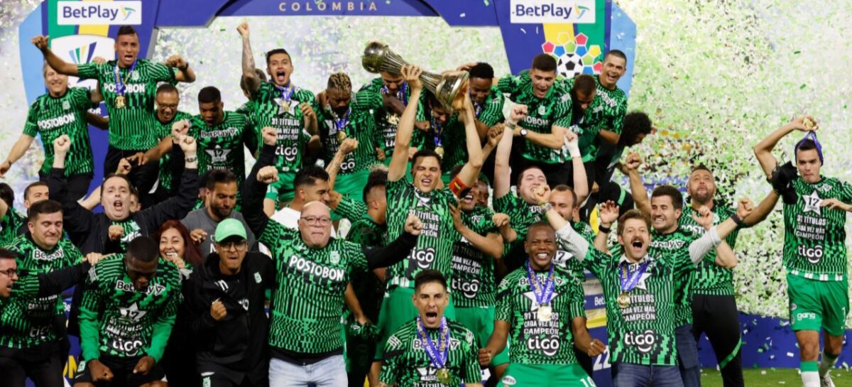 Sueño cumplido para Giovanni Moreno: levantó el trofeo de campeón con Atlético Nacional