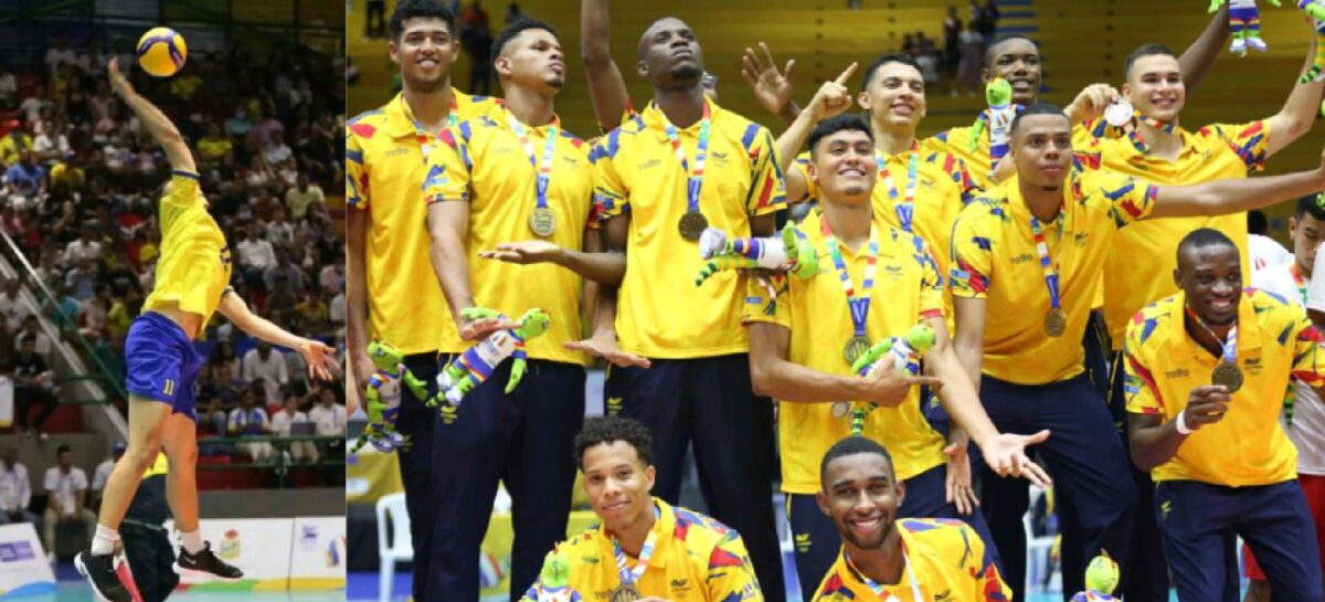 ¡Campeones! La Selección Colombia de Voleibol ganó el oro en los Juegos Bolivarianos