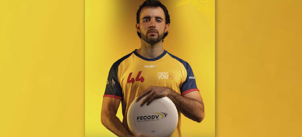 Andrés Ramírez, un cejeño que disputará los Juegos Mundiales con la Selección Colombia de Disco Volador