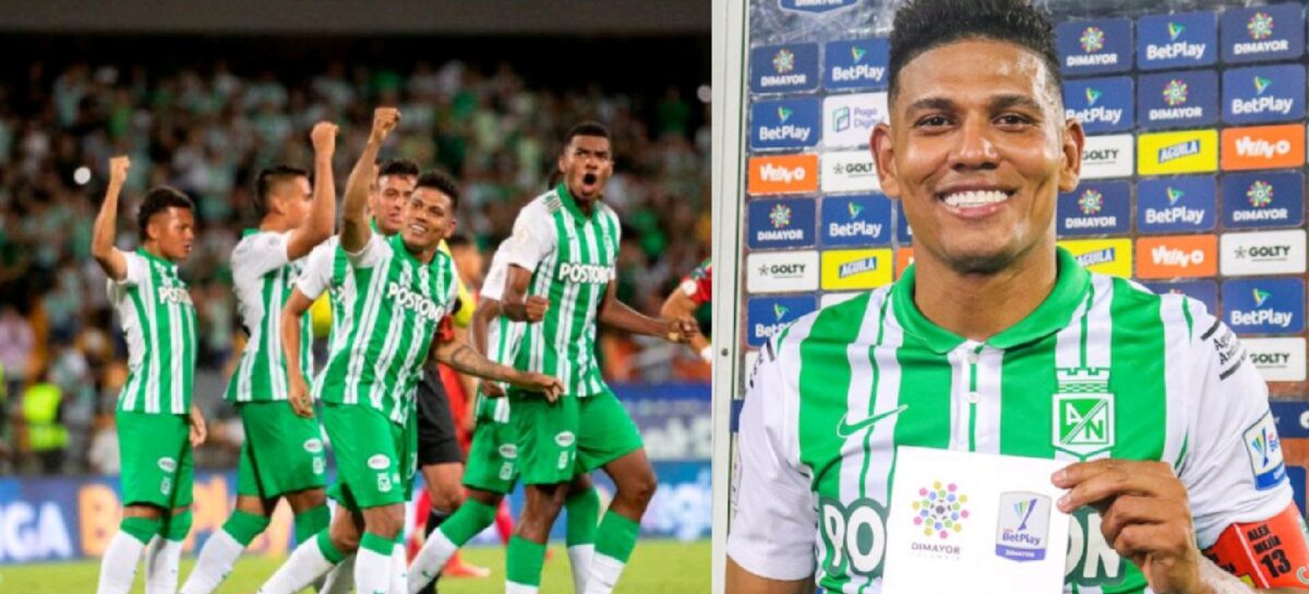 Después de 227 partidos, Alex Mejía marcó su primer gol con Atlético Nacional