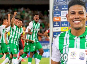 Después de 227 partidos, Alex Mejía marcó su primer gol con Atlético Nacional