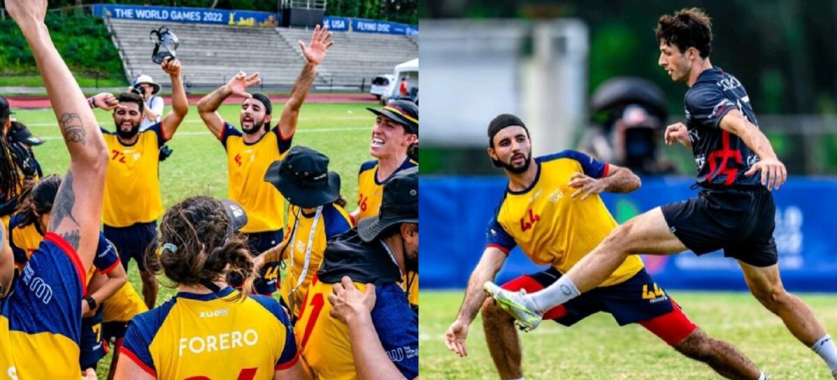 El cejeño Andrés Ramírez ganó bronce con la Selección Colombia de Disco Volador en los Juegos Mundiales