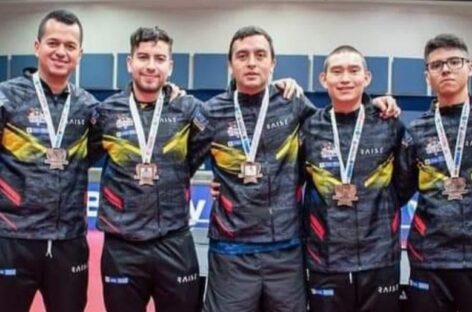 Bronce para el rionegrero Federico Otálvaro en el Sudamericano de Tenis de Mesa