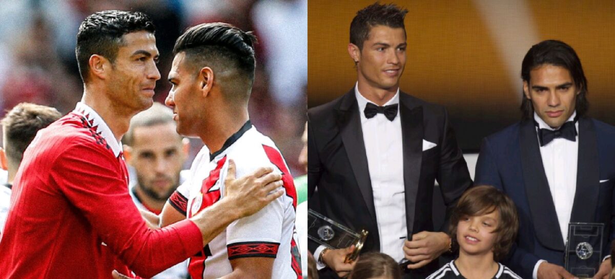 ¡Leyendas! El reencuentro entre Cristiano Ronaldo y Radamel Falcao García