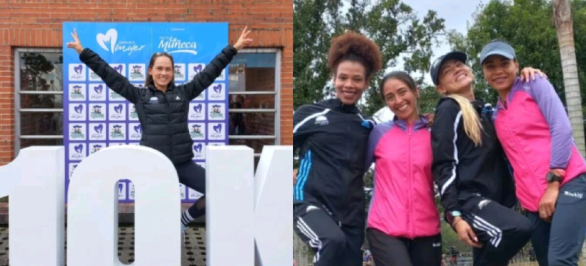 Después de 11 meses sin correr, Carolina Tabares subió al podio en la Carrera de la Mujer en Bogotá