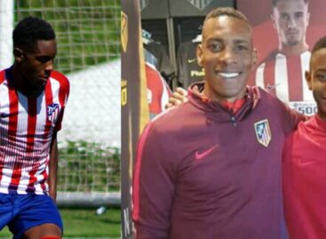 Juan David Perea, hijo de Luis Amaranto, fue convocado para jugar con el primer equipo del Atlético de Madrid