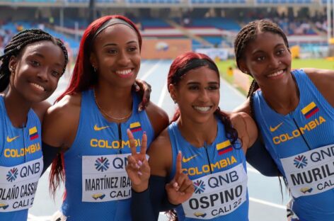 Colombia clasificó a la final de los Relevos 4×100 en el Mundial de Atletismo Sub-20