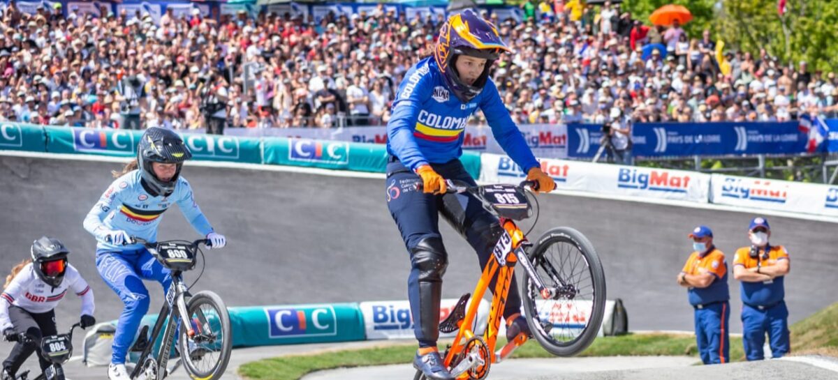 ¡La número 6 del mundo! Brillante actuación de Isabella Carranza en el Mundial de BMX en Francia