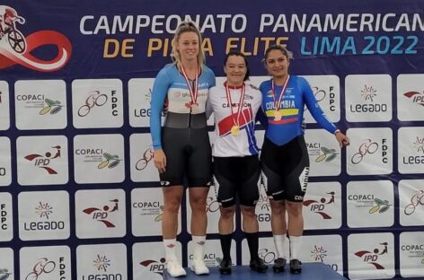 Oro para Martha Bayona y bronce para Juliana Gaviria en el Panamericano de Pista en Lima