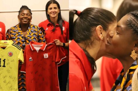 La vicepresidenta Francia Márquez recibió la camiseta de Catalina Usme y dijo que apoyará el fútbol femenino