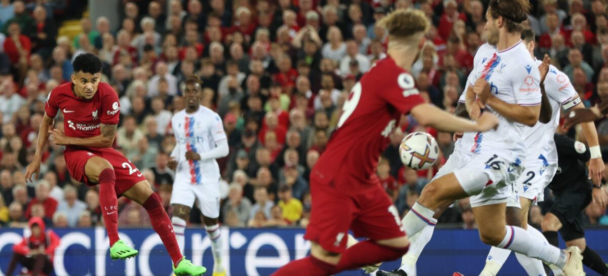 ¡Qué golazo, «Lucho»! El colombiano anotó en el partido entre Liverpool y Crystal Palace