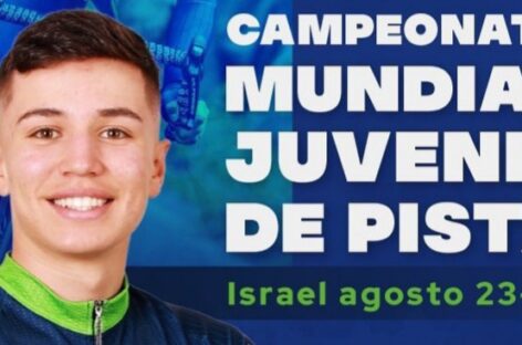 Jaider Muñoz, ciclista de La Unión, correrá el Mundial Juvenil de Pista en Israel