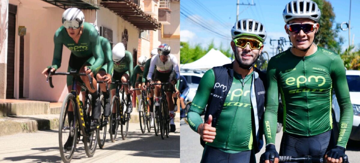 El Team EPM-Scott ganó la Contrarreloj por Equipos en la Clásica de Ciclismo de El Carmen
