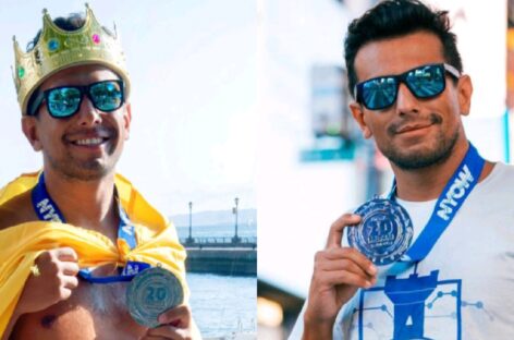 En Manhattan, el colombiano Jorge Iván del Valle logró su segunda corona de natación